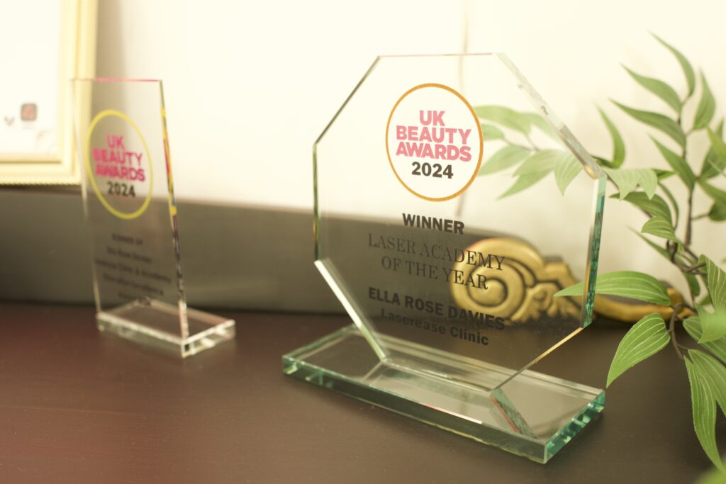 "Best Laser Business" UK prize and "Best Laser Academy" UK prize